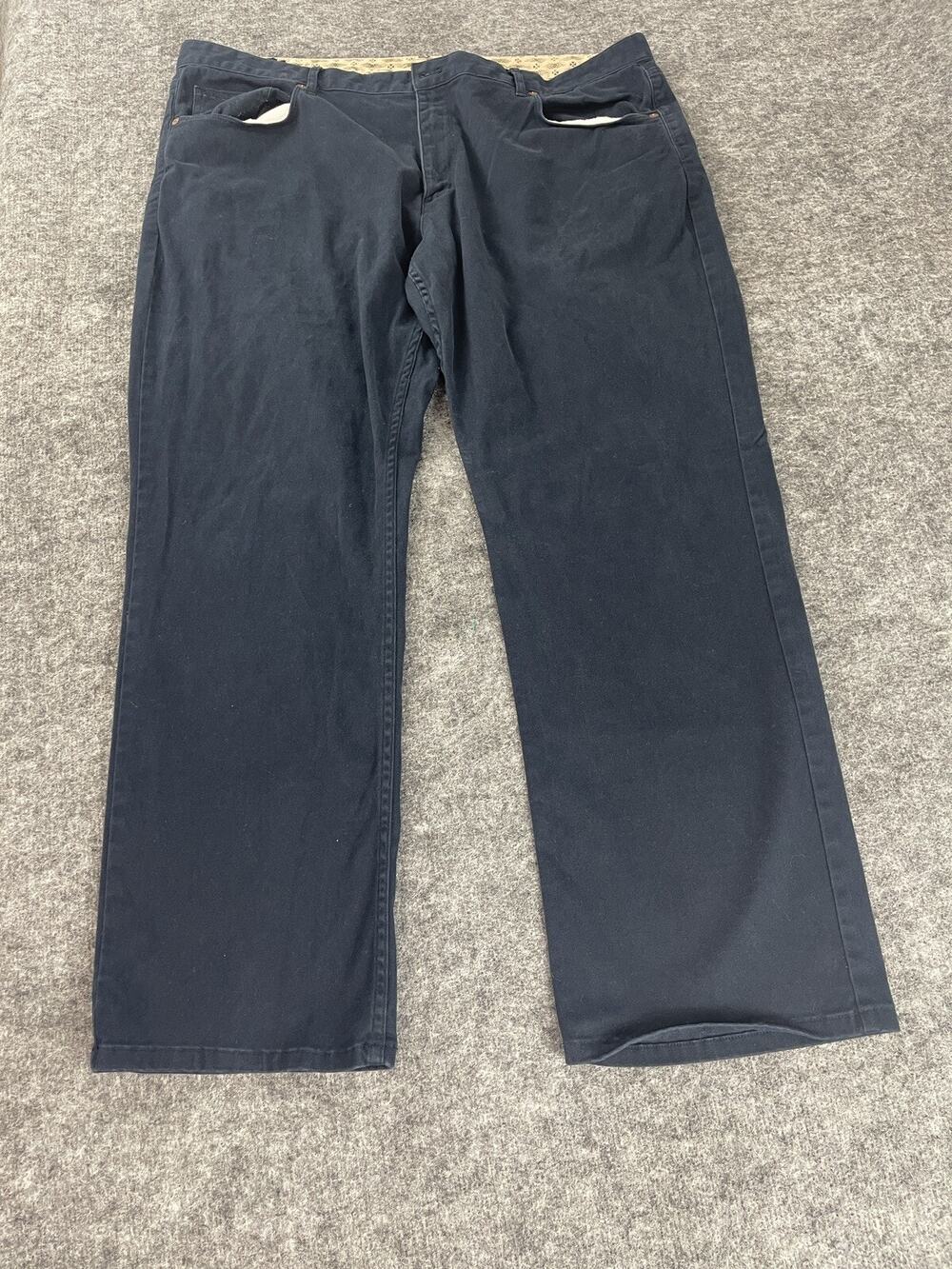 PENDLETON Jeans Mens 42x29 Blue Slim Fit Pants Twill Navy Flat Front N328